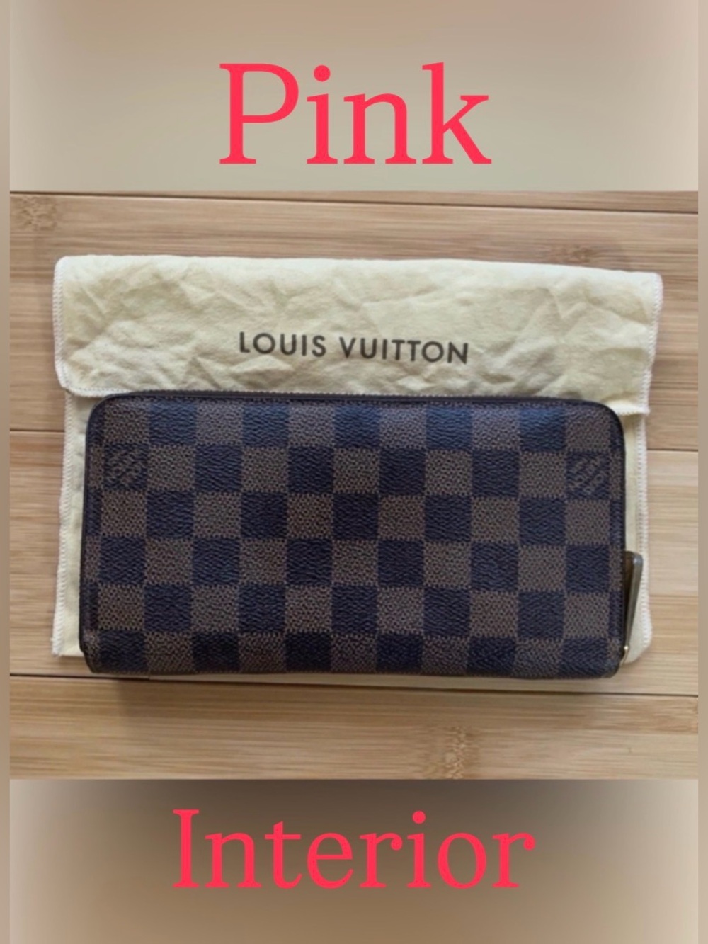 Louis Vuitton Damier Ebene Zippy Wallet